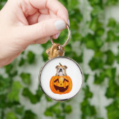 Bulldog Pumpkin Sleutelhanger (Hand)