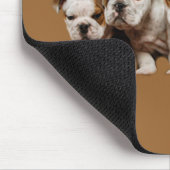 Bulldog Puppies Mousepad Muismat (Hoek)