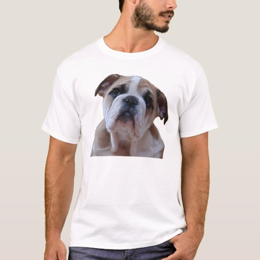 Bulldog puppy 2 t-shirt (Voorkant)