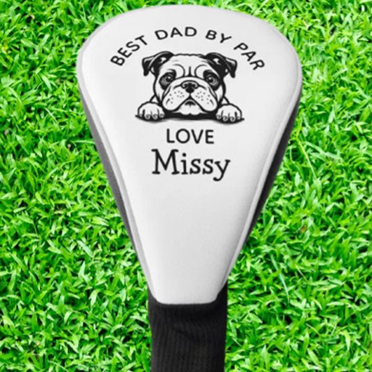Bulldog Puppy Aanpassen Golf Head Hoesje Golfheadcover
