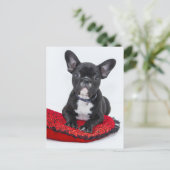 Bulldog Puppy Briefkaart (Staand voorkant)