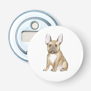 Bulldog puppy french button flesopener