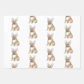 Bulldog puppy french inpakpapier vel (Voorkant 3)