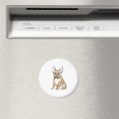 Bulldog puppy french magneet (Insitu (Vaatwasser))