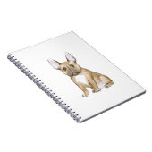Bulldog puppy french notitieboek (Rechterzijde)