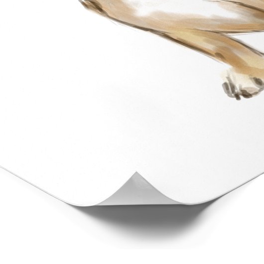 Bulldog puppy french poster (Hoek)