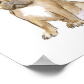 Bulldog puppy french poster (Hoek)