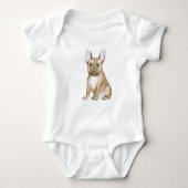 Bulldog puppy french romper (Voorkant)