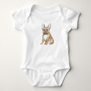 Bulldog puppy french romper