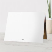 Bulldog Puppy Herfst Delight Pompoen Kaart (Achterkant)