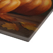 Bulldog Puppy Herfst Delight Pompoen Snijplank (Hoek)