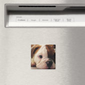 Bulldog puppy magneet (Insitu (Vaatwasser))
