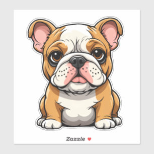 Bulldog Puppy Sticker