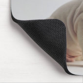 Bulldog Puppy Wearing Santa Hat Muismat (Hoek)