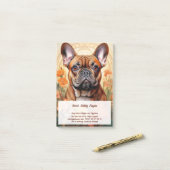 Bulldog puppy's te koop post-it® notes (Op bureau)