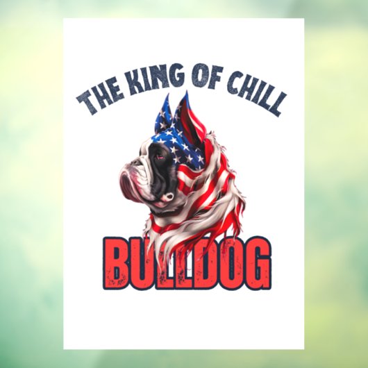 Bulldog Raamsticker (Vel 3)