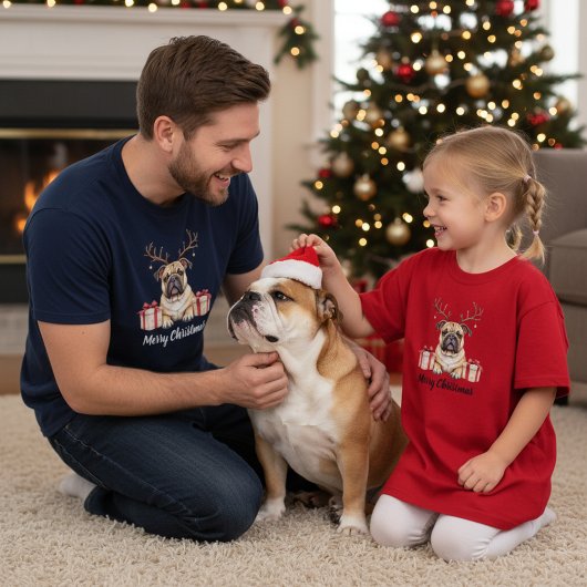Bulldog Rendier - Engelse Bulldog T-shirt