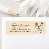 Bulldog Return-adreslabel Etiket (Insitu)