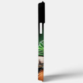 Bulldog rijdt op fiets op St. Patrick's Day Case-Mate iPhone Case (Achterkant / Rechts)