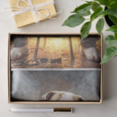 Bulldog Rockstar - Vert. - Ontkoppeling - Tissuepapier (Geschenk)