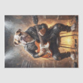 Bulldog Rockstar - Vert. - Ontkoppeling - Tissuepapier (Voorkant)