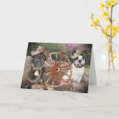 Bulldog Rodeo Champs Kaart (Gele Bloem)