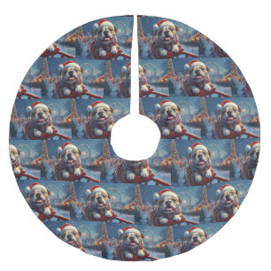 Bulldog Roller Onderzetter Kerst Kerstboom Rok