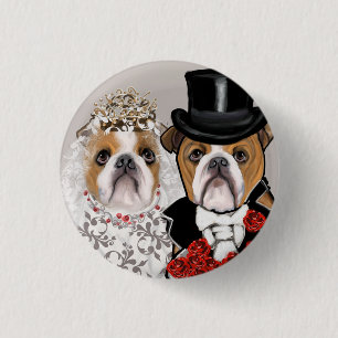 Bulldog Ronde Button 3,2 Cm
