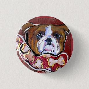  Bulldog    Ronde Button 3,2 Cm