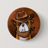 Bulldog Ronde Button 5,7 Cm (Voorkant)