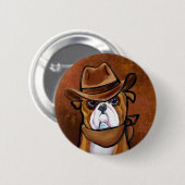 Bulldog Ronde Button 5,7 Cm (Voorkant /achterkant)