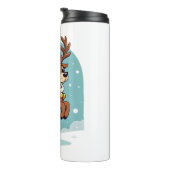 Bulldog Santa Cookies Thermosbeker (Geroteerd rechts)