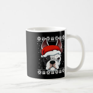 Bulldog Santa Hoed Kerstmis Pyjama Schattige Dog U Koffiemok