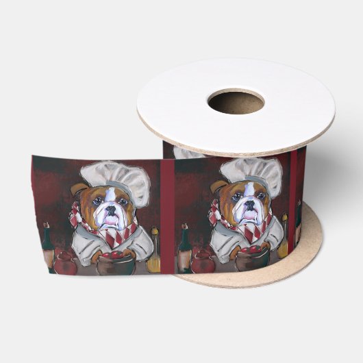 Bulldog  satijnen lint (Spoel)