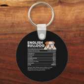 Bulldog serveermaat - Hondeneigenaar Dierenvriend Sleutelhanger (Voorkant)
