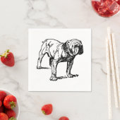 Bulldog servetten (Insitu)