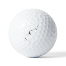 Bulldog Silhouette Golf Ball (set of 3)