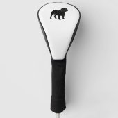 Bulldog Silhouette Golfheadcover (Voorkant)