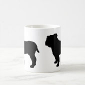 Bulldog Silhouette Koffiemok (Center)