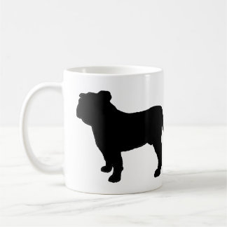 Bulldog Silhouette Koffiemok