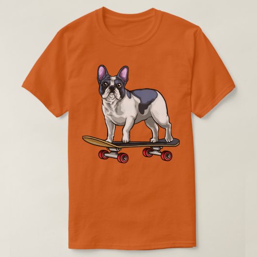 Bulldog Skateboard T-shirt (Design voorkant)