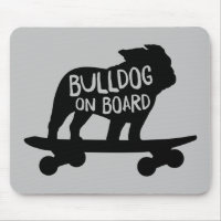 Bulldog | Skateboarding Dog Silhouette
