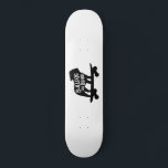 Bulldog | Skateboarding Dog Silhouette Persoonlijk Skateboard<br><div class="desc">Cool Skateboarding English Bulldog Silhouette This totally stoked skater dog is on the move. An awesome skateboard for dog lover humans and skater canines. Check out Jenn's Doodle World for this fun dog design on more products that make sweet gifts.</div>