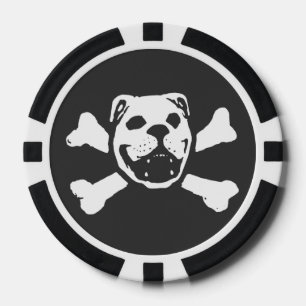 BULLDOG SKULL (door Bulldog Haven NW) Poker Chip