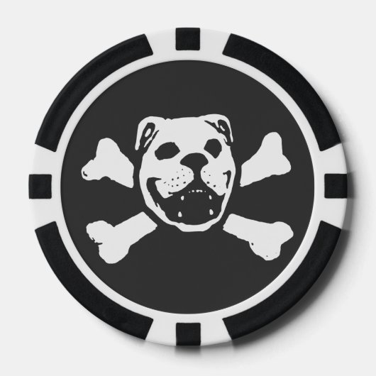 BULLDOG SKULL (door Bulldog Haven NW) Poker Chip (Voorkant)