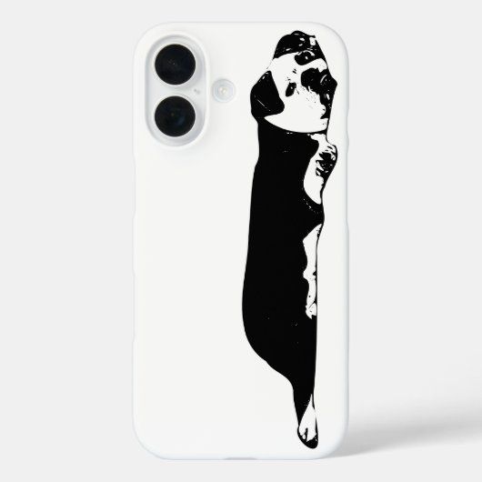 Bulldog Slanke Guard Case-Mate iPhone Case (Achterkant)