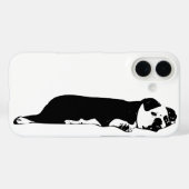 Bulldog Slanke Guard Case-Mate iPhone Case (Achterkant (horizontaal))