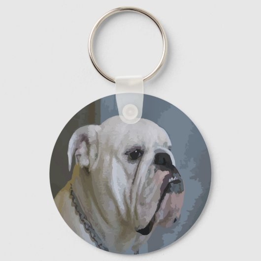 bulldog sleutelhanger (Voorkant)