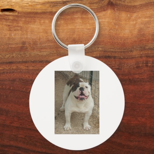 Bulldog Sleutelhanger (Achterkant)