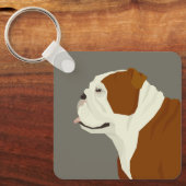Bulldog Sleutelhanger (Voorkant)